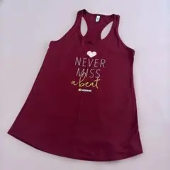 JAZZERCISE タンクトップ レッド Mサイズ - メルカリ