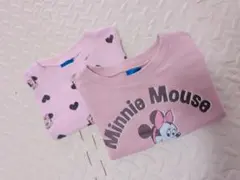 ミニーマウス┊︎長袖シャツ＆トレーナー┊︎2点セット