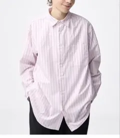 新品未使用　GU イージーケアブロードシャツ Sサイズ