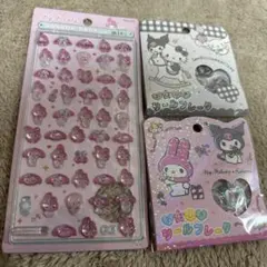 ボンボンドロップミニ　マイメロディー　サンリオ　おはじきシールフレーク