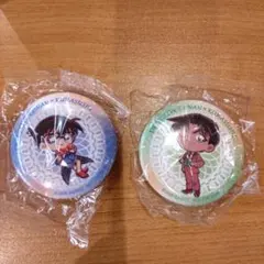 くら寿司　名探偵コナン　缶バッジ　江戸川コナン　服部平次