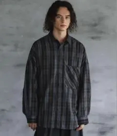 Casper john チェックオーバーシャツ