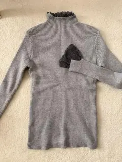 リブハイネックセーター✨美品
