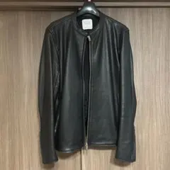 UNITED TOKYO ラムレザーシングルライダースジャケット サイズ1 黒
