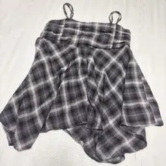 【最終お値下げ！！】ローリーズファーム　 オンブレチェックキャミチュニック