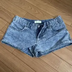 PEAK & PINE デニム調ショートパンツ