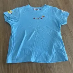 mikihouse 水色 Tシャツ 100