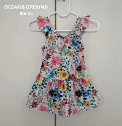 OCEAN&GROUND 女の子 水着 80cm