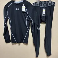 Under Armour 長袖トレーニングシャツとタイツの2点セット　MD