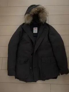 DANTON ダントン　ファー　タッサー　ダウンジャケット40 ブラウン