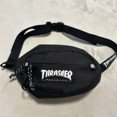 Thrasher 黒 ウエストポーチ