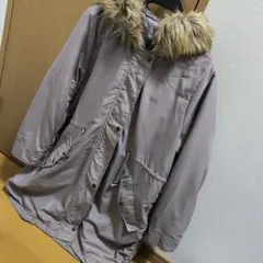 ファー付き モッズコート