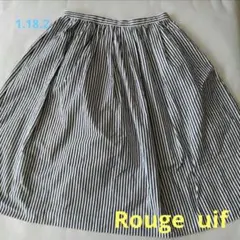 【Rouge v if】Ｍサイズ　ストライプ　フレアスカートのサムネイル