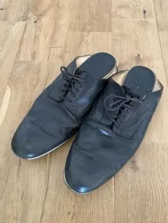 美品NUMBER (N)INE プレーントゥ ブラック 黒 27 ポストマン 新品/USA製/ソログッド/USPS/プレーントゥ/ポストマンシューズ