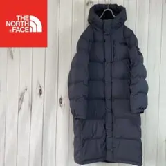 ノースフェイス　ロングダウン　ダウンジャケット　メンズXL　ダークグレー