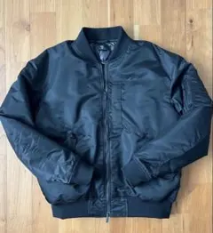 UNIQLO ジルサンダー　ブラック MA-1 ジャケット 　L ハイブリッド