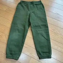 キッズ　ダークグリーン　ズボン　120