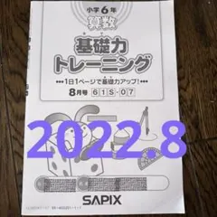 2026年最新】サピックス 基礎力トレーニング 6年の人気アイテム - メルカリ