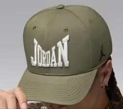 エアジョーダン キャップ オリーブ　ユニセックス　M/L