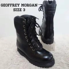 GEOFFREY MORGAN ハイカット ブーツ 靴 サイズ3 ブラック 黒