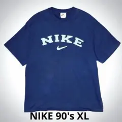 【希少】 白タグ NIKE 90's Tシャツ XLネイビー ビンテージのサムネイル