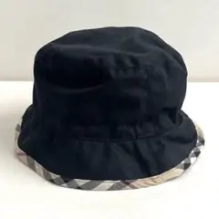 BURBERRY LONDONバケットハット ブラック S 美品 キッズのサムネイル