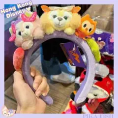 最新】リーナベル　クッキーアン　ハロウィンぬいぐるみカチューシャ　香港ディズニー