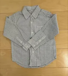 美品　長袖シャツ チェック　男の子