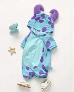 ディズニー　モンスターズインク　マイク　サリー　コスプレ　なりきり衣装　90