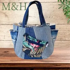 ハンドメイドデニムリメイクバック(*´꒳`*)