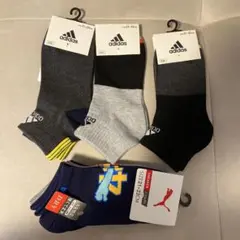 アディダス　プーマ　靴下