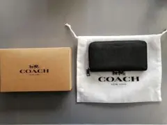 るー様専用 COACH ブラック レザー 長財布