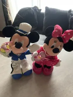 ミッキーマウス ミニーマウス 電報 ぬいぐるみ セット　ウェディング　結婚