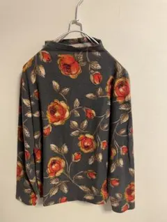 長袖 ブラウス 花柄