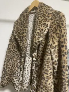 ヒョウ柄 ファーコート レオパード テーラードY2K パンク グランジ