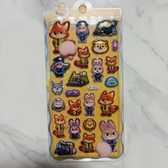 ズートピア　マシュマロシール　ふわふわシール　お尻シール　1枚