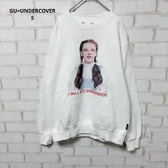 GU×UNDERCOVER ヘビーウェイトスウェットプルオーバー 白　S