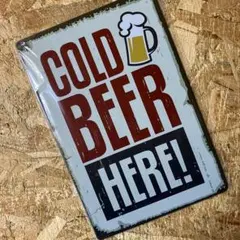 Cold Beer Here! サイン
