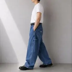 Wrangler ラングラーペインターパンツ ハンマーループ ワイドデニムW38のサムネイル