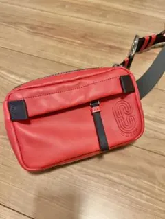 coach ウエストポーチ　ボディバック　レッド　メンズ
