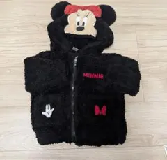 ディズニー　ミニー　90サイズ　ボア パーカー アウター