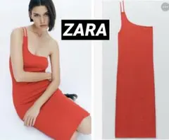 ZARA アシンメトリー　ワンピース新品未使用