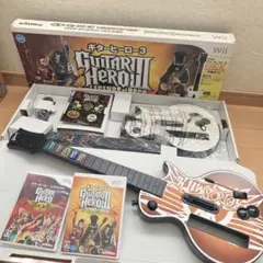 【動作確認済】ギターヒーロー3 エアロスミス Wii ギターコントローラー 2本