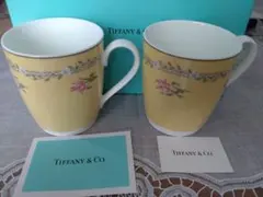 Tiffany & Co. ピンクチューリップ マグカップ 2個セット