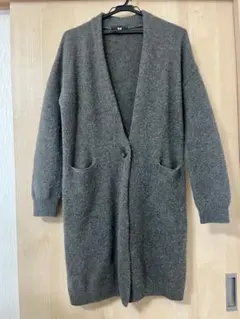 【ユニクロ・美品】メランジウールコート　★値引き対応可のサムネイル