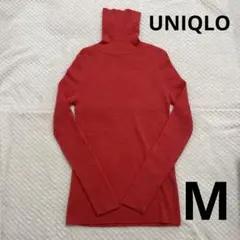 UNIQLO ユニクロ エクストラファインメリノ リブタートルネックセーター　M