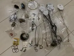 ネックレス アクセサリー まとめ売り　へそぴ　ピアス　指輪 平成 ターコイズ