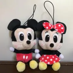ミッキー＆ミニー ぬいぐるみストラップ