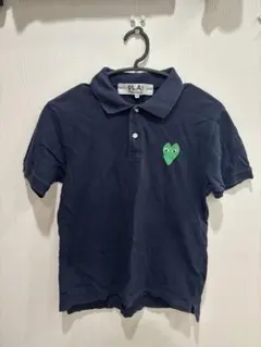 PLAY COMME des GARCONS ポロシャツ ネイビー S
