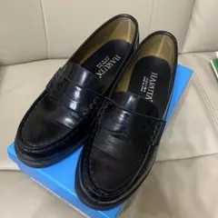 値下げ　ハルタ　ローファー　ブラック　4505 22.5cm